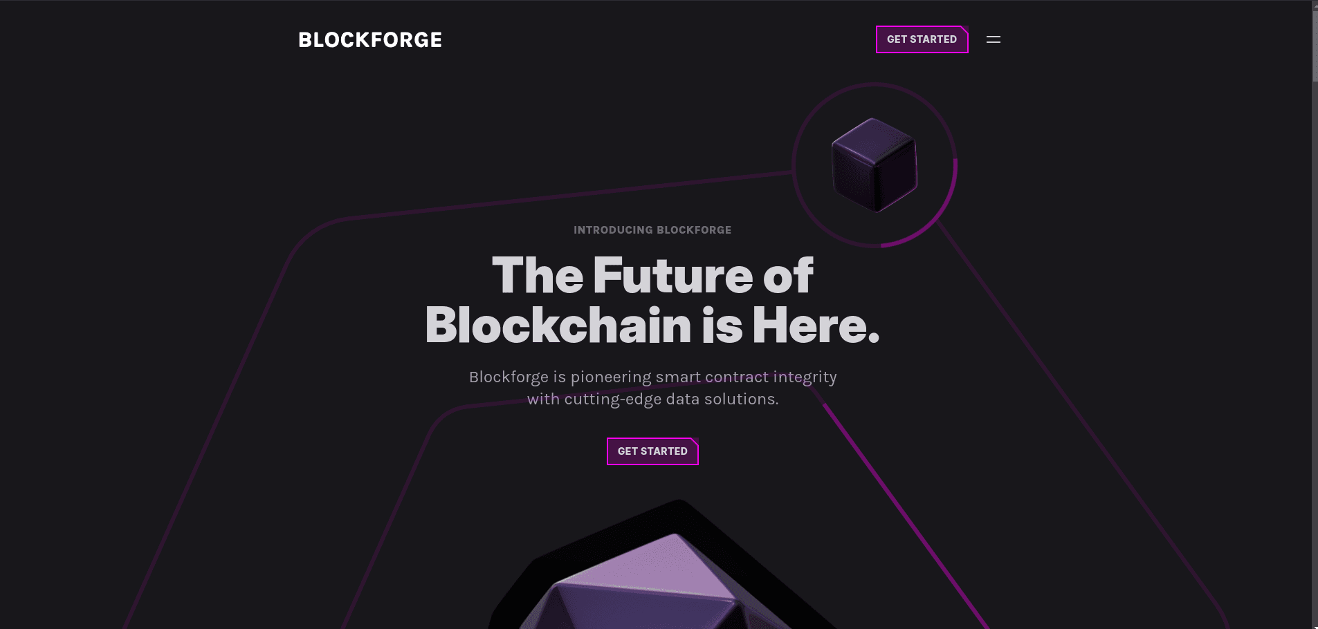 Blockchain Website Template